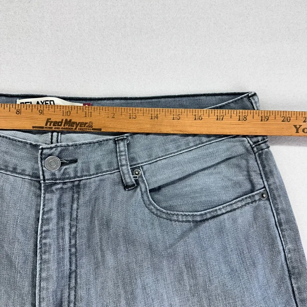 VTG Levi's Jeans 559 Men's 36x32 Grey Denim Relaxed‎ Y2K Loose Skater 00s Work